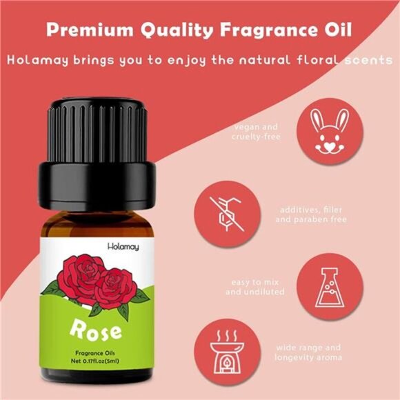 Floral Essential Oils, Holamay Premium Fragrance Oil for Candle Making, 5mlx10 - Picture 4 of 7